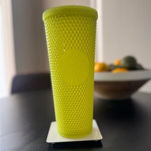 Starbucks Bright Lime Textured Tumbler